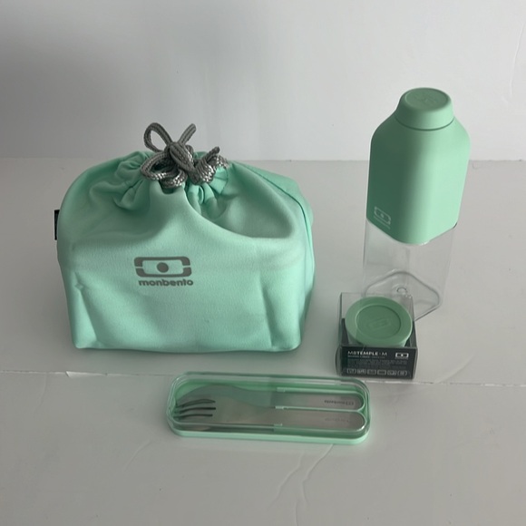 Never Used_ monbento - Lunch Bag MB Pochette - Polyester Lunch Tote - green - Picture 2 of 2